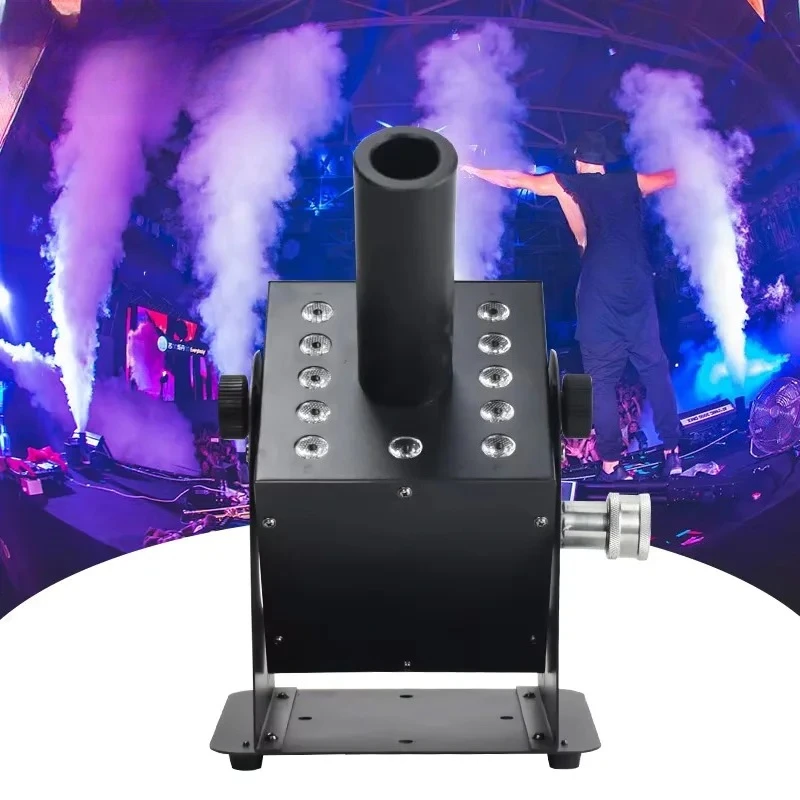 LED CO2 Jet Column Fog Smoke Machine 250W Single Head DMX Carbon Dioxide Machine for Dj Bar Disco Wedding Party Stage Effect