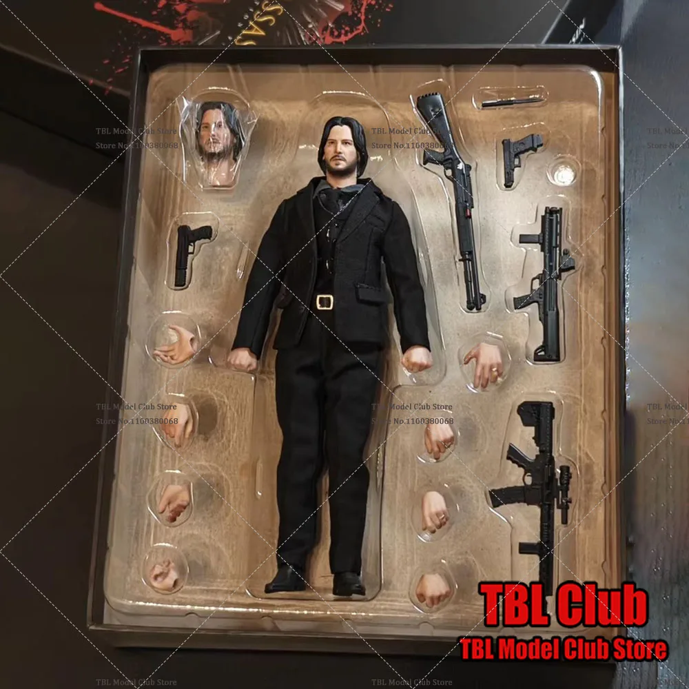 

Kingdom KD-9001 Фигурка Киану Ривза в масштабе 1/12 — 6-дюймовая Коллекционная мужская модель Legendary Killer с 2 головками