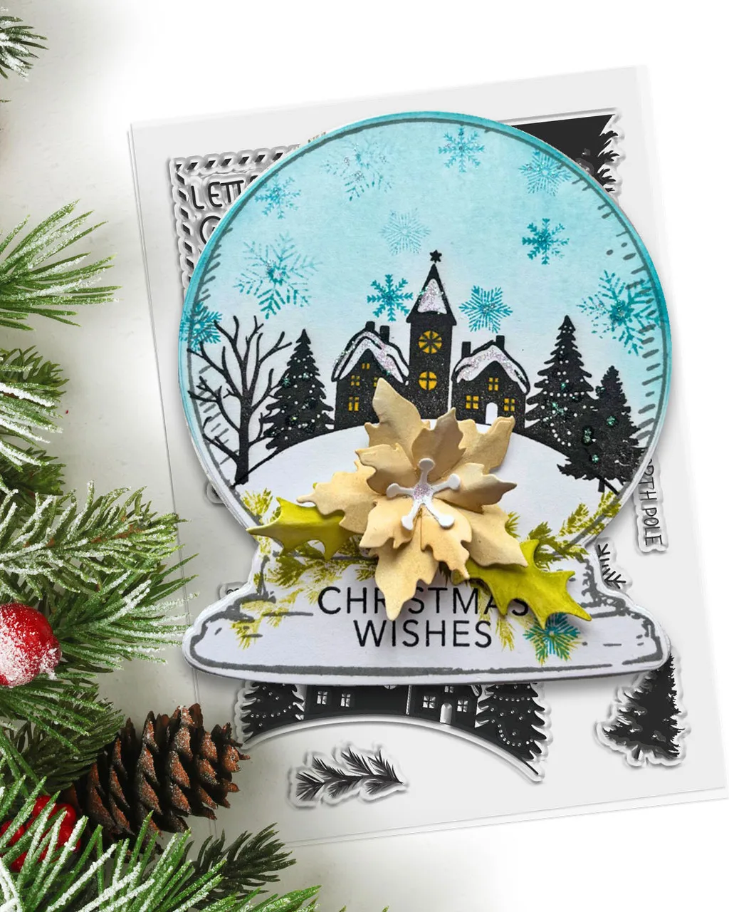 2025 أكتوبر جديد الخريف الشتاء أكواز الصنوبر عيد الميلاد هولي بيريميال قطع يموت DIY بها بنفسك سكرابوكينغ اليدوية ألبوم اليوميات بطاقات #3