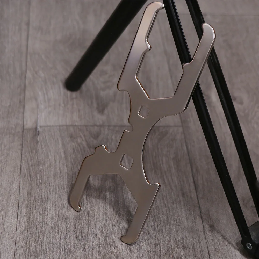 

3-way Design 3 Way Plumber's Wrench Spanner Ergonomically Designed Sink Strainer Wrench Comfortable To Hold