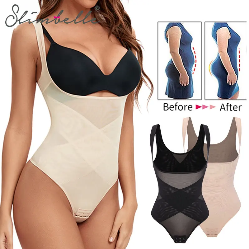 

Summer Waist Trainer Full Body Shaper for Women Breathable Tummy Control Bodysuit Underwear Cinchers Sexy Butt Lifter Shapewear