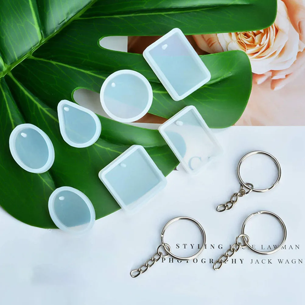 

Pendant Mold Silicone DIY Craft Geometry Charm Casting Molds Epoxy Crystal Keychain Necklace Earrings Accessories Making Jewelry