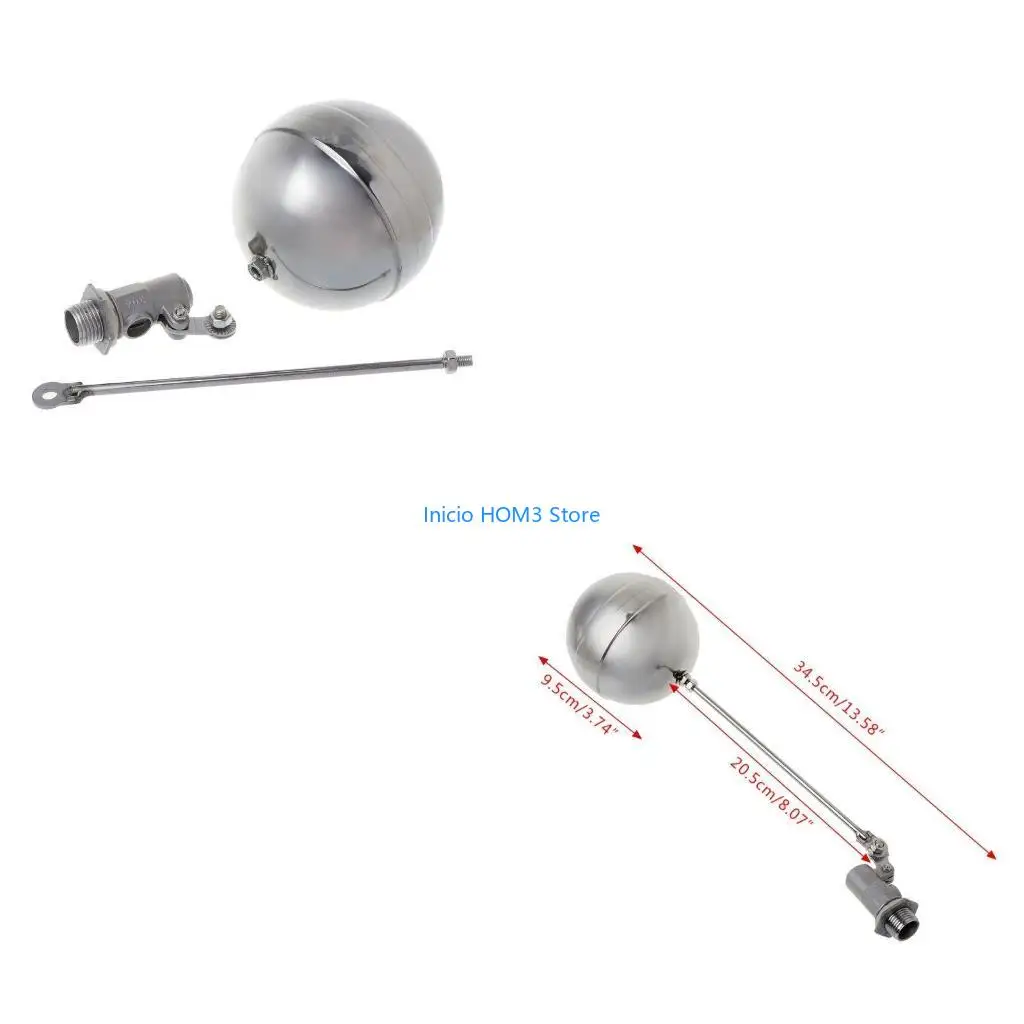 

A5YD DN15 Мужская вода для воды для шар для банка из нержавеющей стали для клапана для воды/o