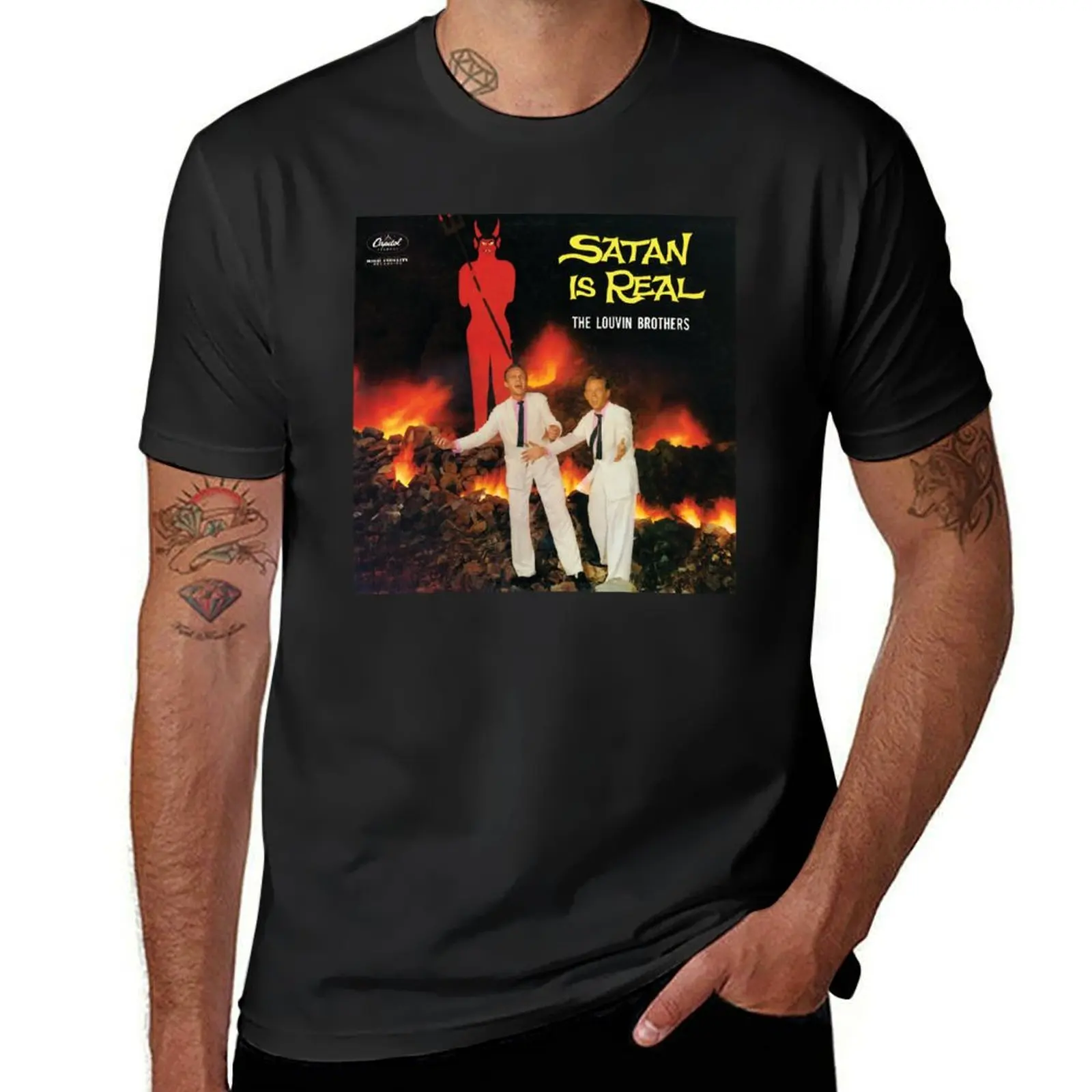 

Satan is Real T-Shirt Blouse boys whites vintage mens plain t shirts
