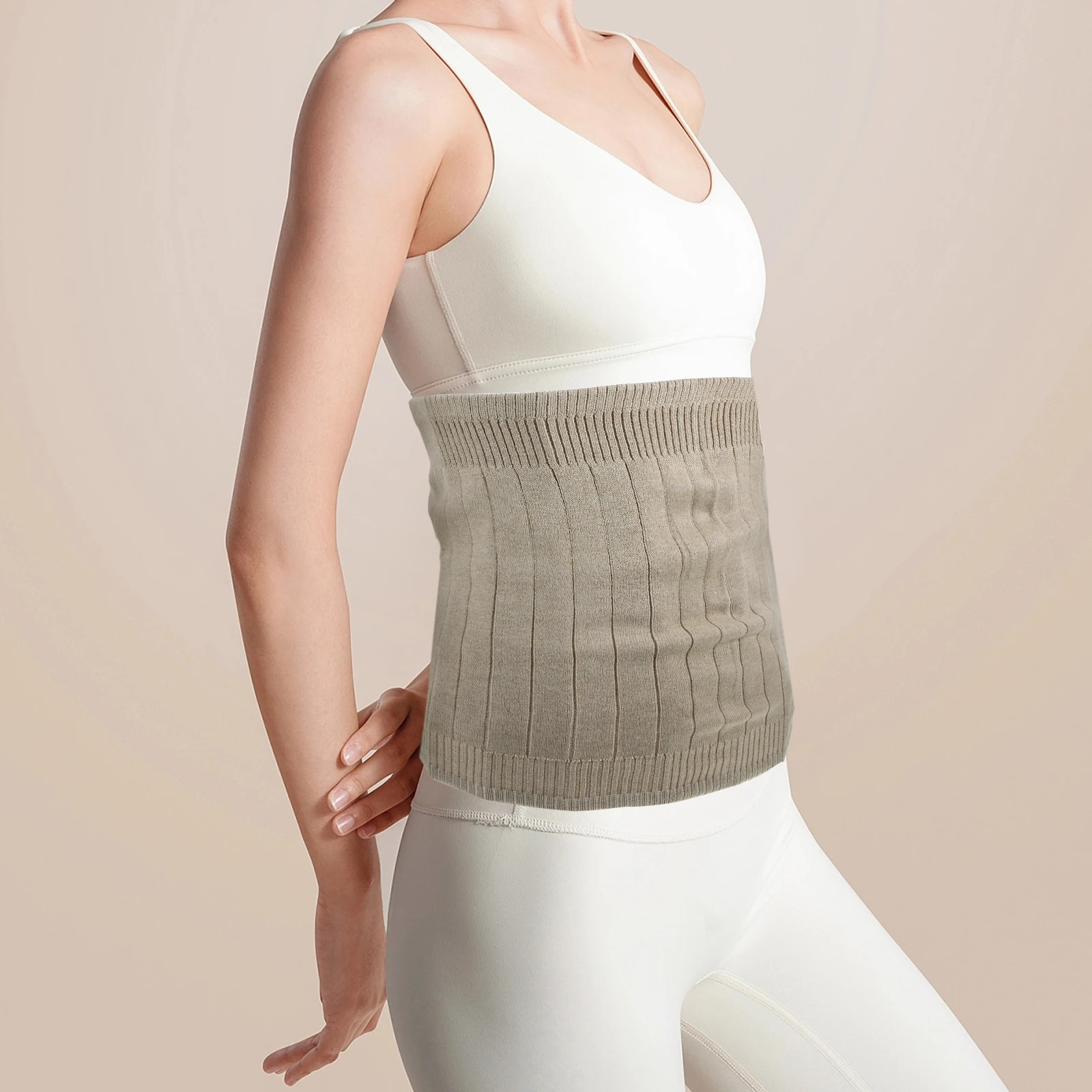 

Universal Adult Belly Warming Belt Thickened Waist Support Winter Essential Warm Comfortable Band for Camping Walking Traveling