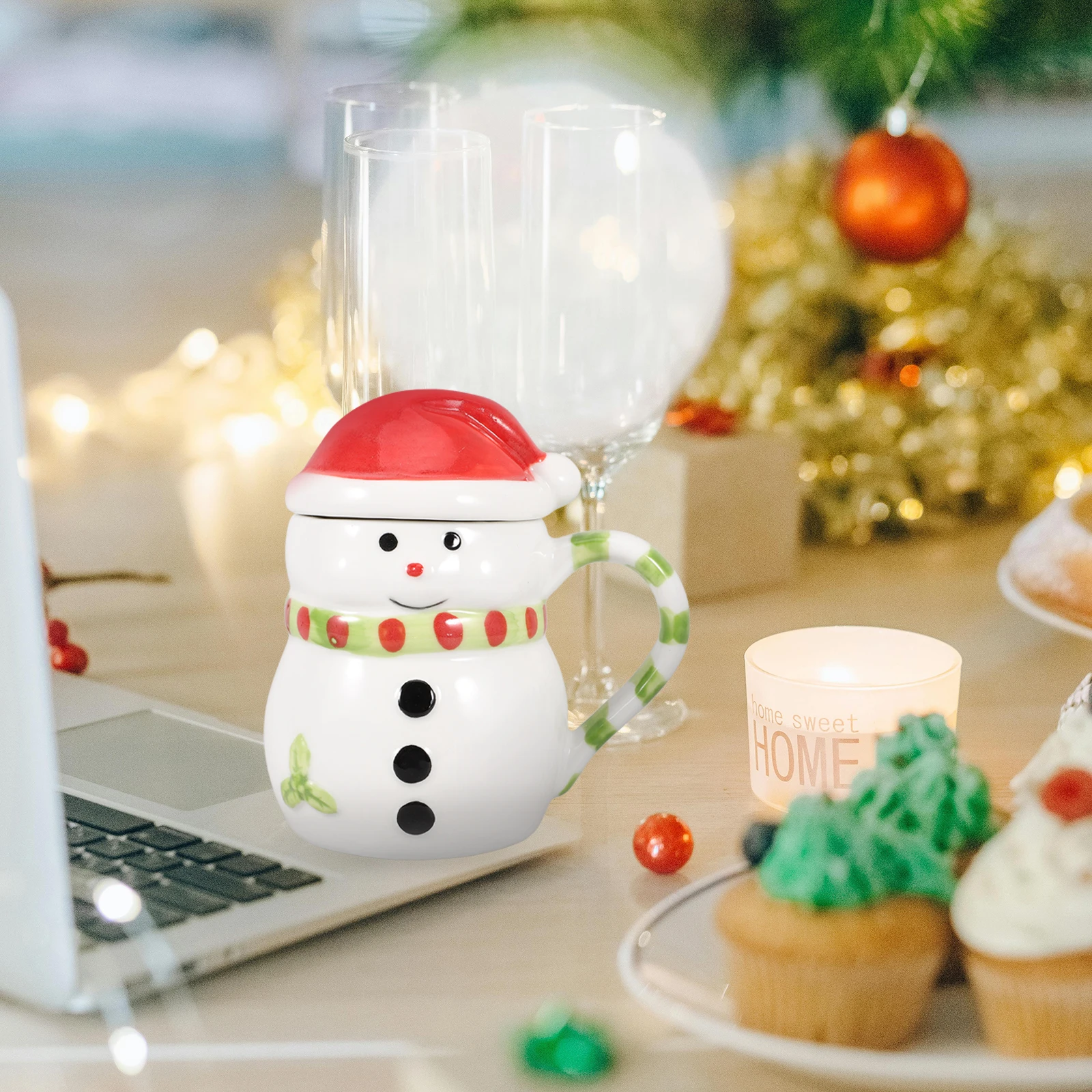 

snowman coffee mug water cup christmas design cup christmas water mug xmas themed cup cartoon coffee cup