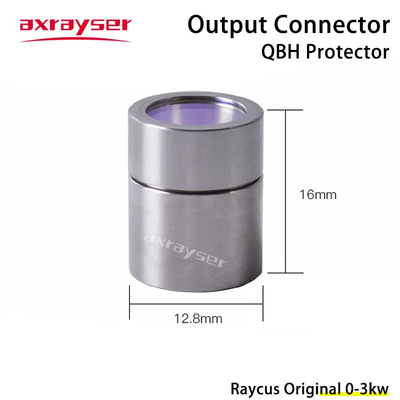 Raycus & Max IPG Output Protective Connector Lens 1.5KW 3KW Original QBH Fiber Laser Source Protection Cap Fiber Optic Crystal