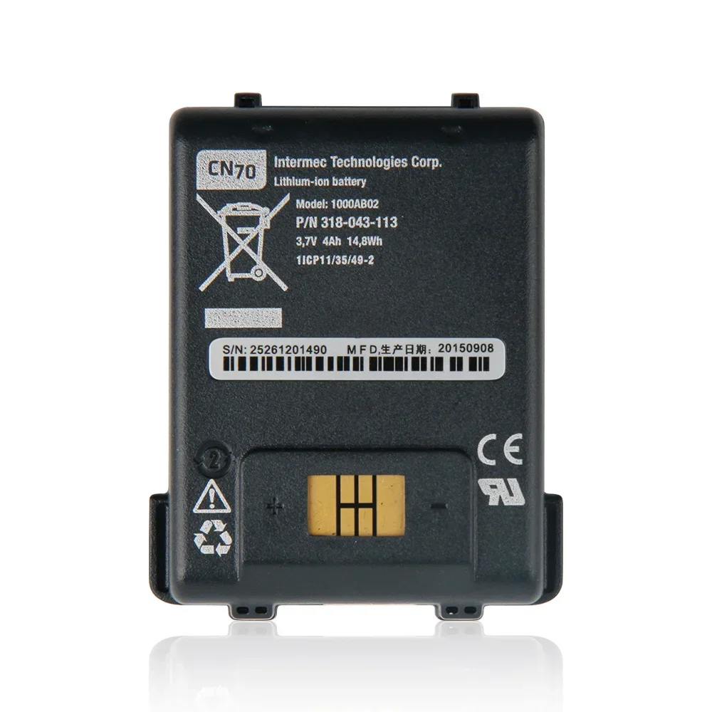 1000AB02 لبطارية بديلة Intermec هانيويل CN70E CN70 318-043-033 بطاريات عالية الجودة 4000 مللي أمبير في الساعة #5