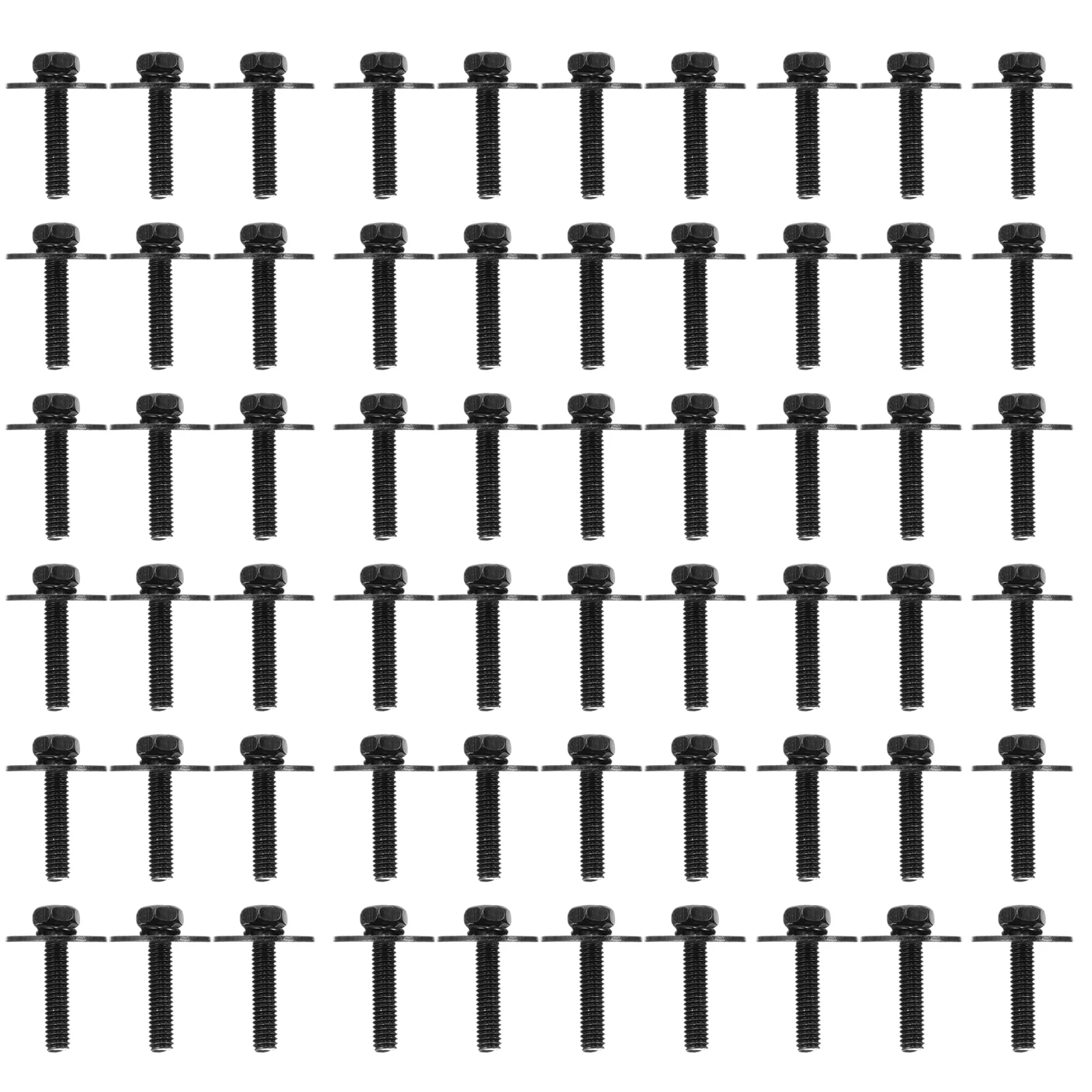 

100 Pcs Drum Screw Mount Screws Nuts with Washer Tight Machine Lug Mounting Hardware Metal Snare Lugs