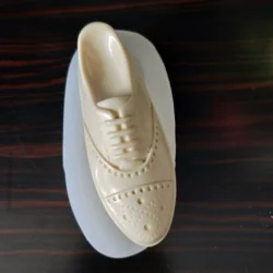 QT0218 PRZY Mold Silicone Leather Shoes Soap Molds Gypsum Chocolate Candle Mold Fondant Mould Shoes Clay Resin Silicone Rubber