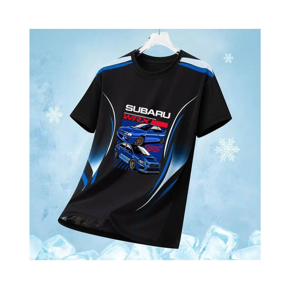 

Quick drying T-shirt SUBARU Racing STI Running Clothes Class Clothes Work Clothes Short sleeved Sports Clothes Marathon Short sl