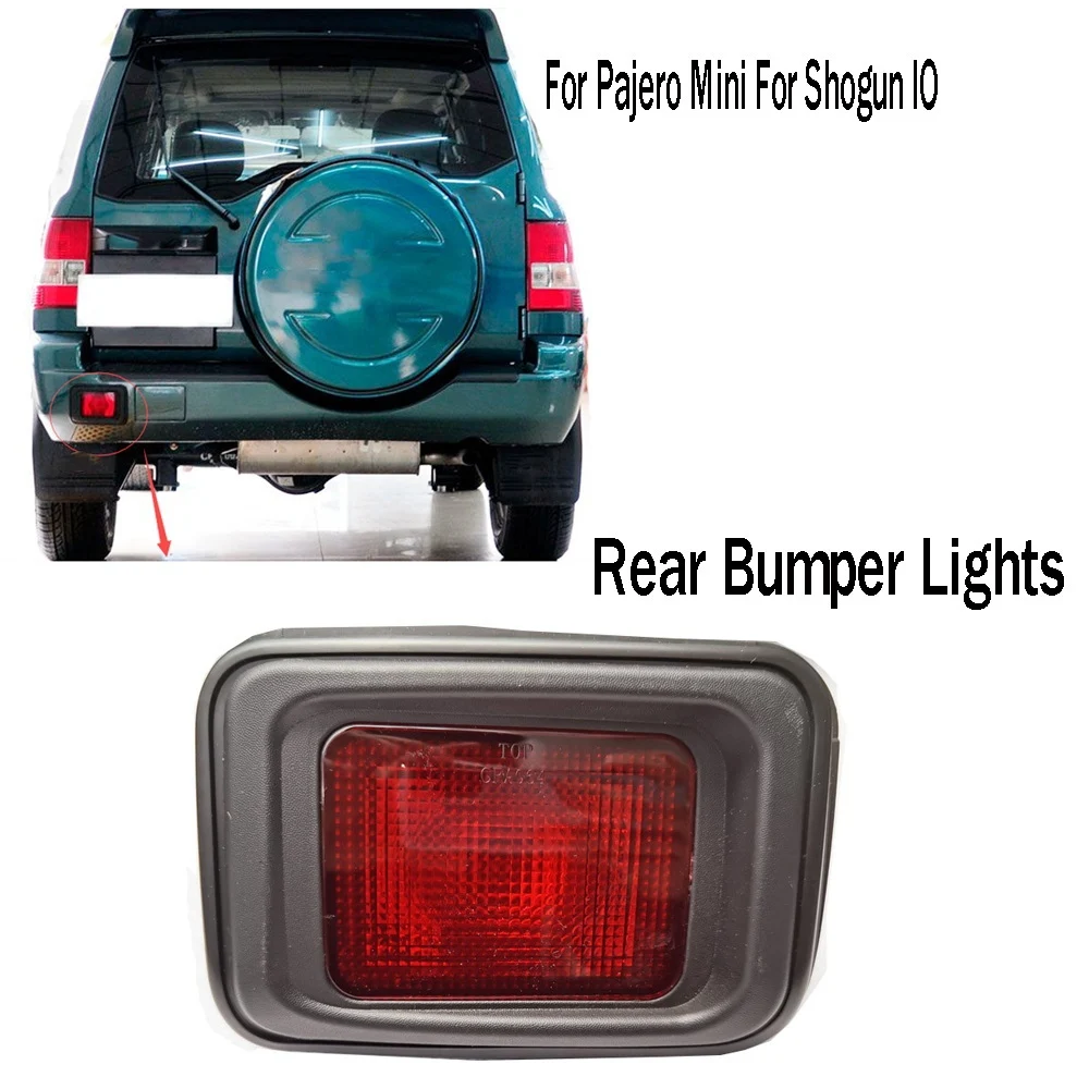 Rear Bumper Lights Assembly Clearance Lights Rear Reflector Taillight for Mitsubishi Pajero Mini for Shogun