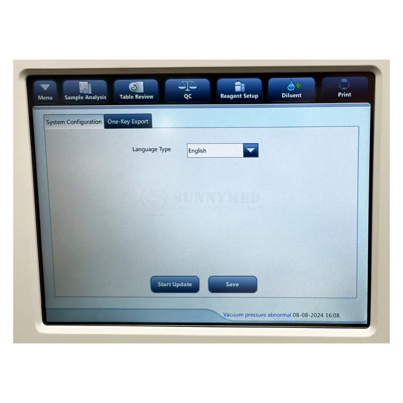 BC-10 Mindray Auto Hem-atology Analyzer Teste de máquina CBC de 3 partes