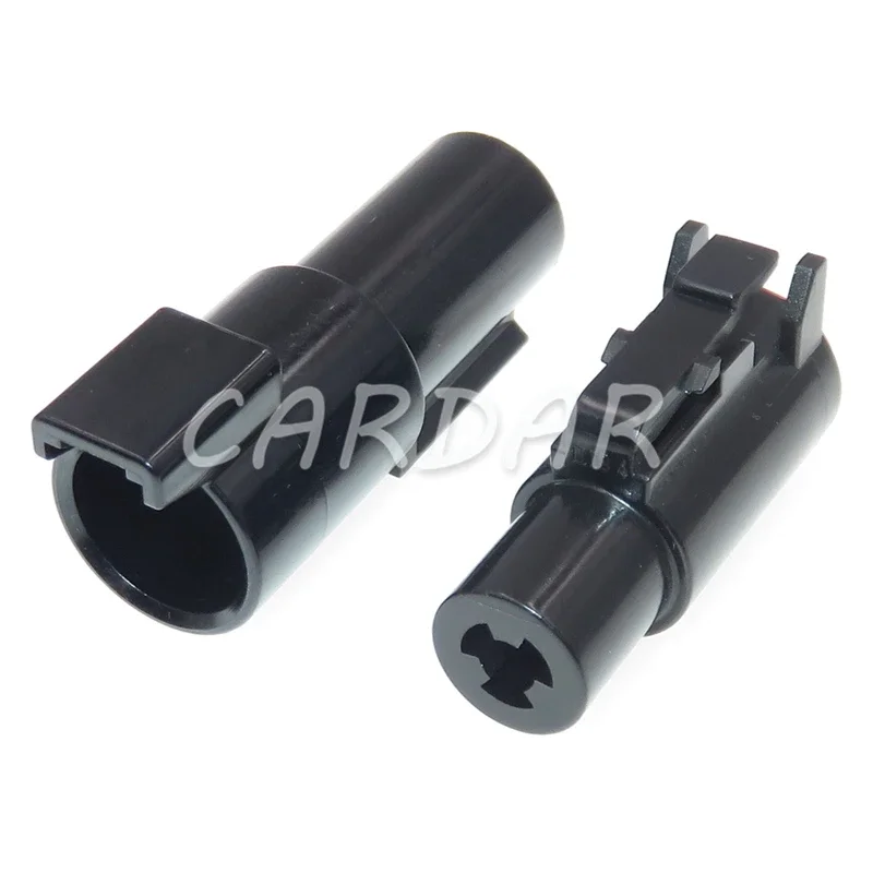 1 Set 1 Pin 2.3 Series Auto Cable Haness Waterproof Socket AC Assembly With Terminal DTHD04-1-12P  DTHD06-1-12S