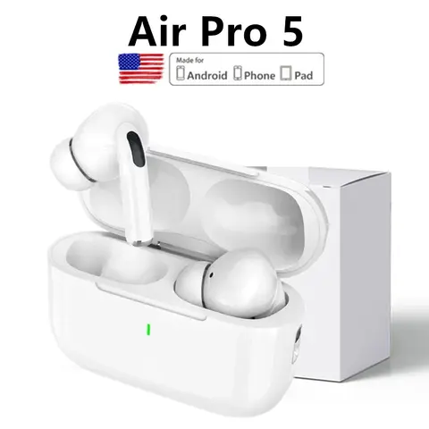 Nuovi auricolari Bluetooth Air Pro True Wireless Cuffie Suono HiFi Auricolari con riduzione del rumore ANC a bassa latenza per IPhone Android