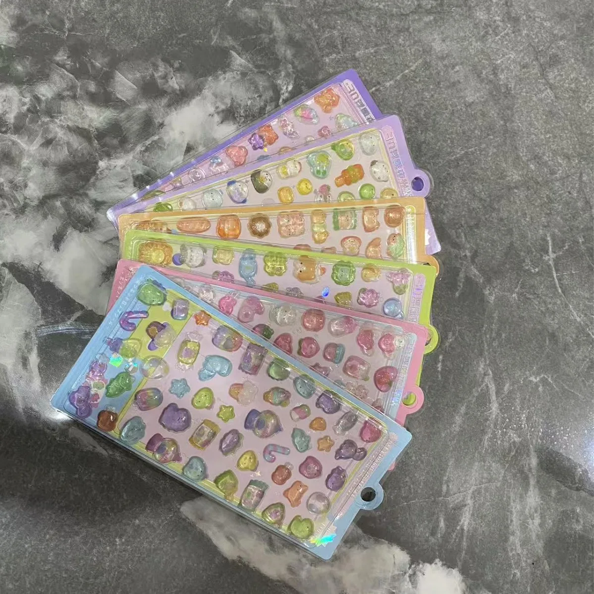 New High-value Second-generation Cartoon 3D Relief Solid Cute Reward 3D Stickers with Three-dimensional Night Light