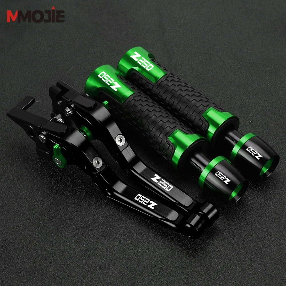 لكاواساكي Z250 2008-2019 2018 2017 2016 دراجة نارية 7/8 ''22 مللي متر المقود مقبض القبضات ينتهي Z 250 طوي دواسة فرامل العتلات