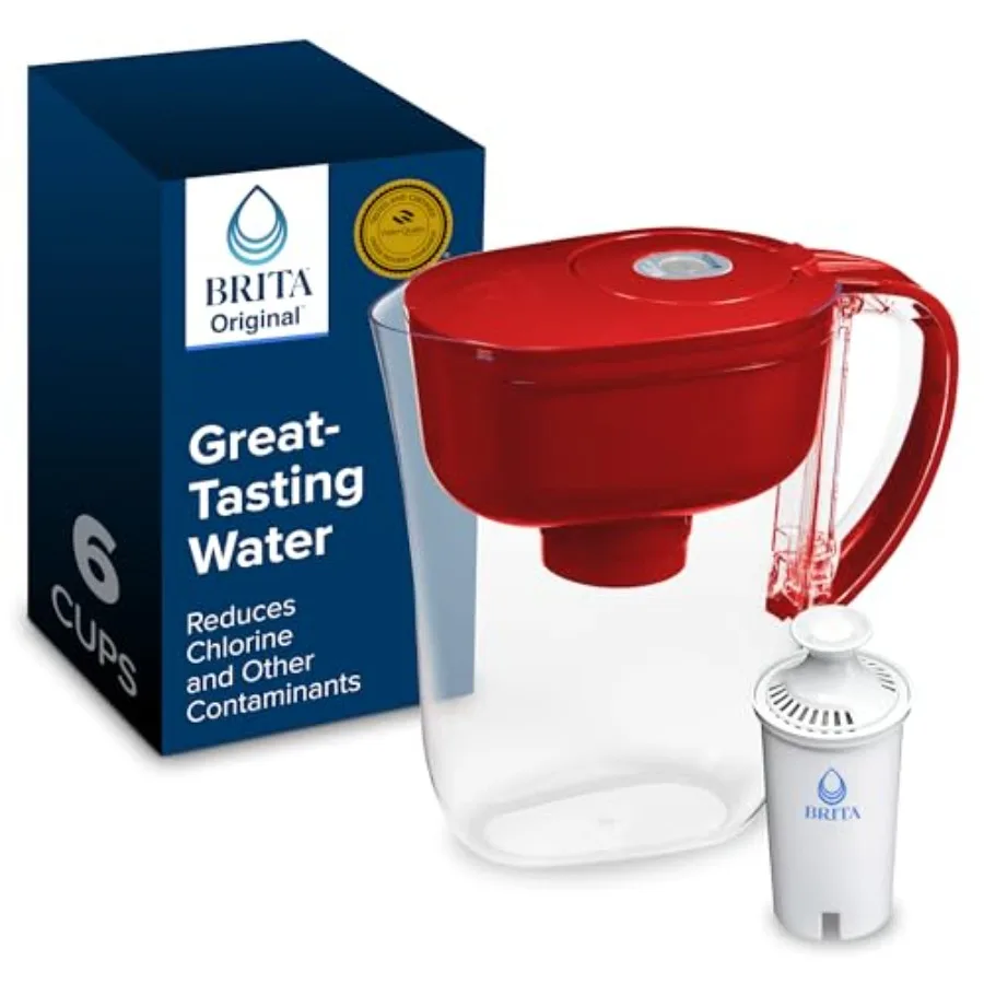 

Metro Water Filter Pitcher with SmartLight Change Indicator, BPA-Free, Replaces 1, 800 Plastic Water Bottles a Year, Lasts Two