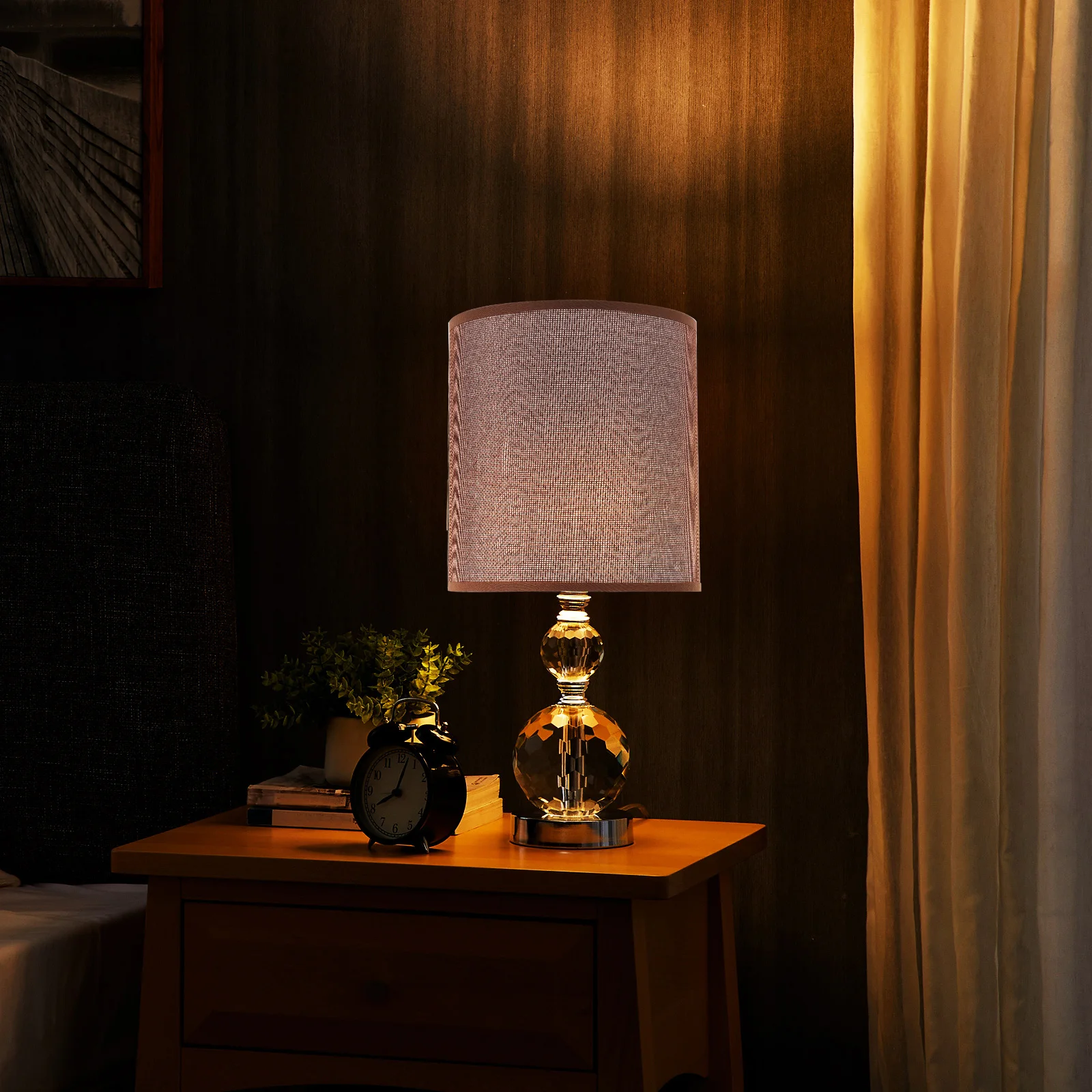 

Linen Lamp Shade Shades for Table Lamps Natural Lampshade Cover Bedside Luminous