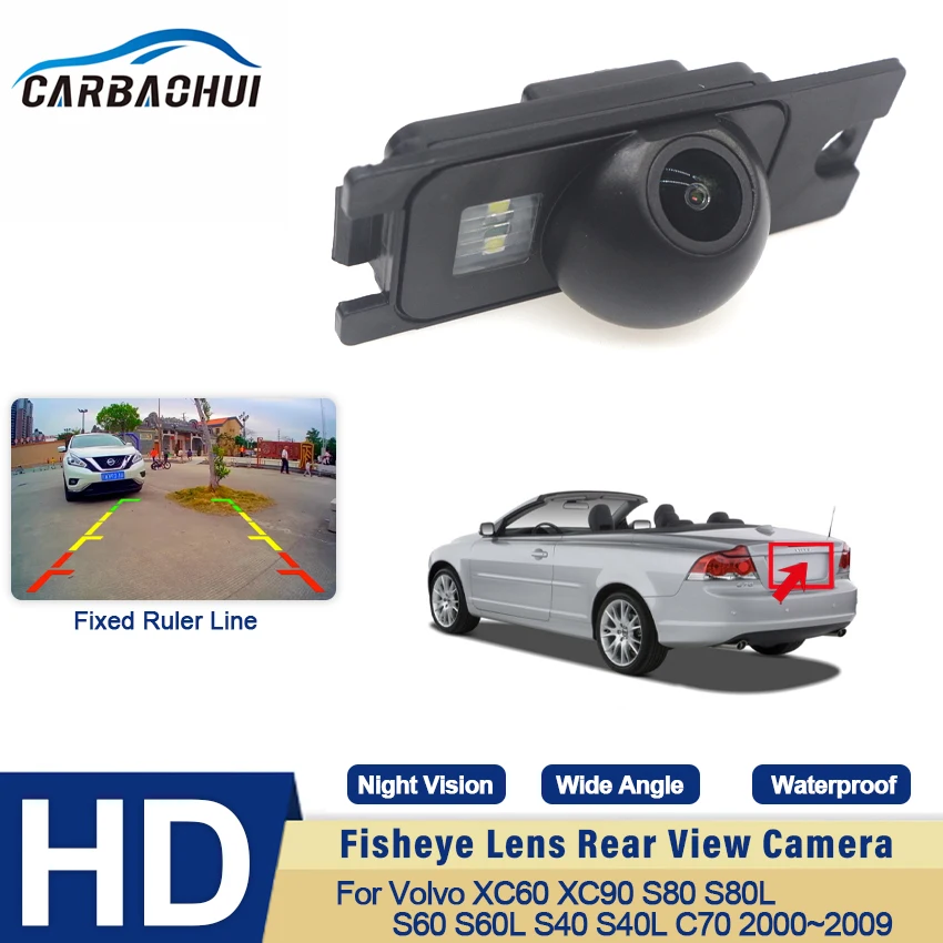 

Car Rear View Reverse Backup Parking Camera Full HD Waterproof For Volvo XC60 XC90 S80 S80L S60 S60L S40 S40L C70 2000~2009