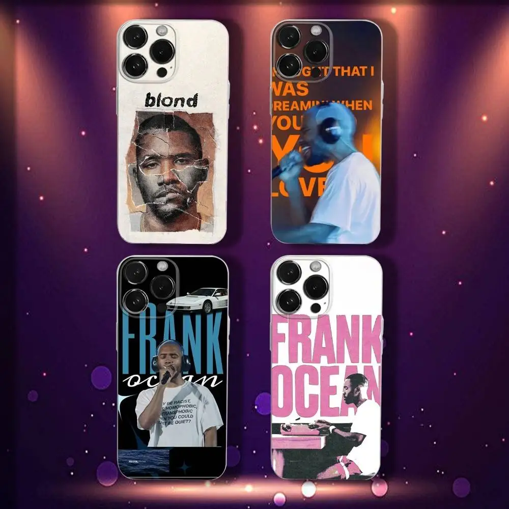 

Singer F-Franks O-Oceans Phone Case For iPhone 16,15,14,13,12,11 Pro,Max,Plus,X,XS,XR,SE4,E Mini Transparent Soft Cover