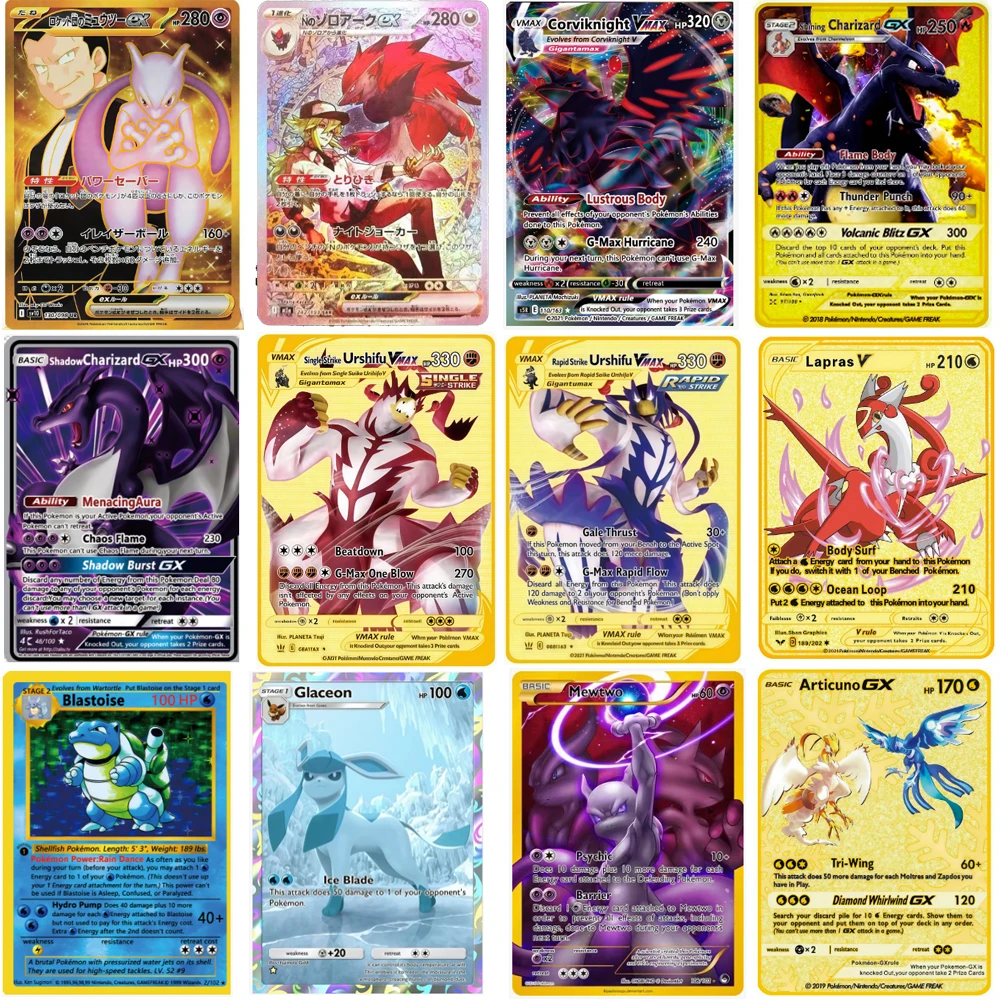 Nueva Tarjeta Metálica Pokémon PTCG 2026, Mega Dream MC Dragonite Gengar Pikachu MA MUR, Juego de Cartas Coleccionables Japonés