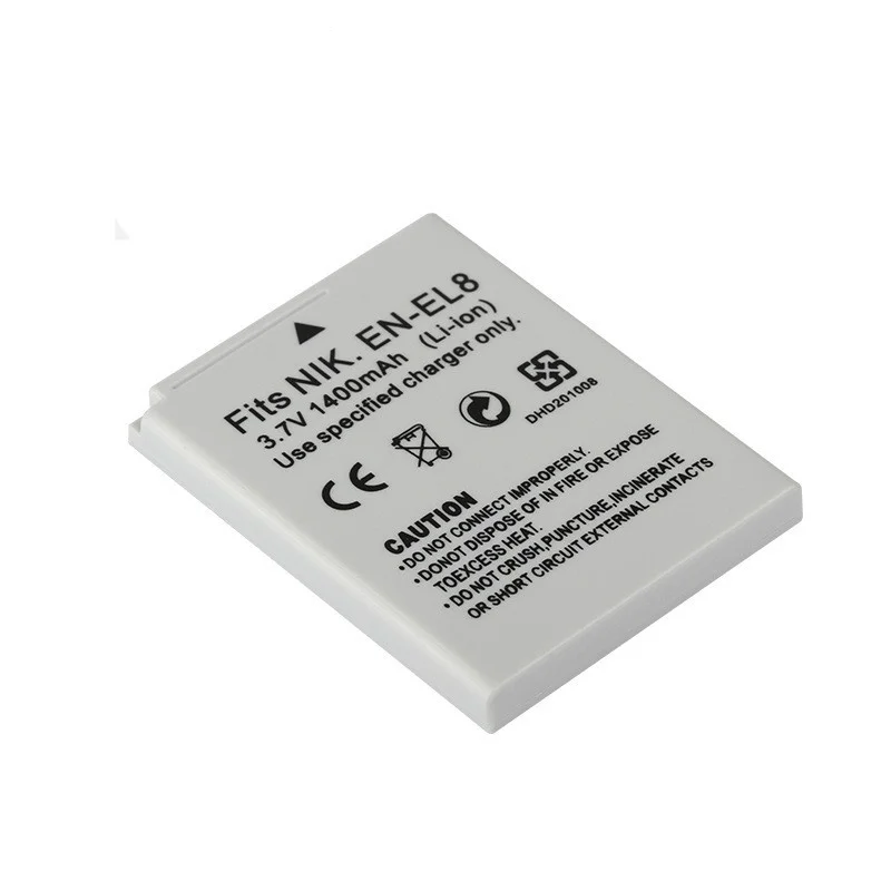 980mAh EN-EL8 EN EL8 بطارية الكاميرا أو شاحن لنيكون COOLPIX P1 P2 L1 L2 S1 S2 S3 S4 S5 S6 S7 C S8 S9 S51 S50 S52 البطارية #2