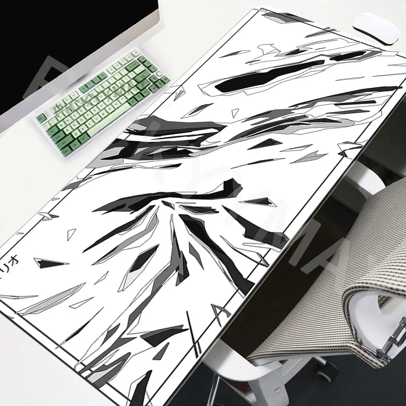 

Black And White Large Mouse Pad 100x50cm Big Computer Mousepads Gaming Mousepad Keyboard Mat Gamer Mouse Pads Rubber Desk Mats