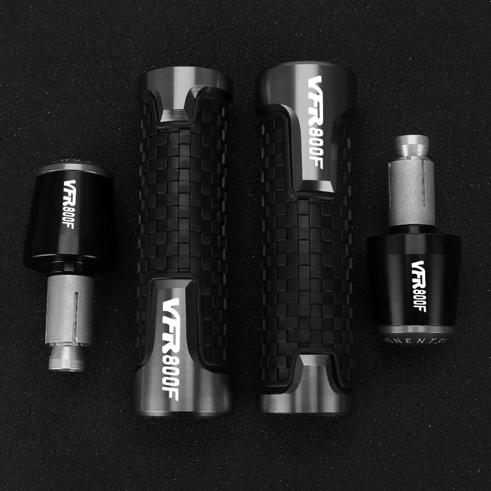 22MM Motorcycle Accessories handlebar Grips Handle Bar Ends Plug Aluminum Part For Honda VFR 800/VFR800F/VFR800 F/Fi/W1/VTEC
