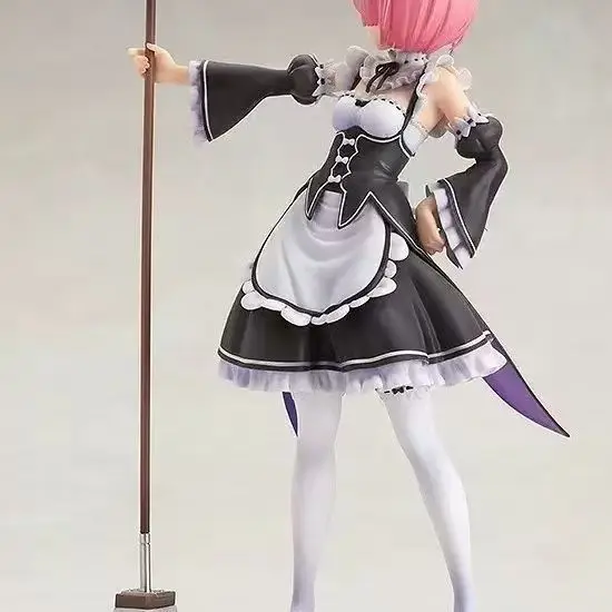 

Collection Anime Figures Short Red Hair Girl Doll PVC Model Maid Costume Action Figures Toys for Kids Gift Christmas Decoration