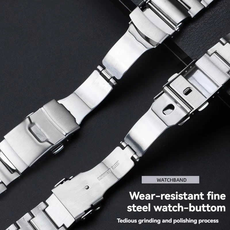 For Casio G-SHOCK Steel Heart Series GST-B300 MWA-100H MWD-100H Stainless Steel Watch Bands Bracelet 20mm Metal Wristband