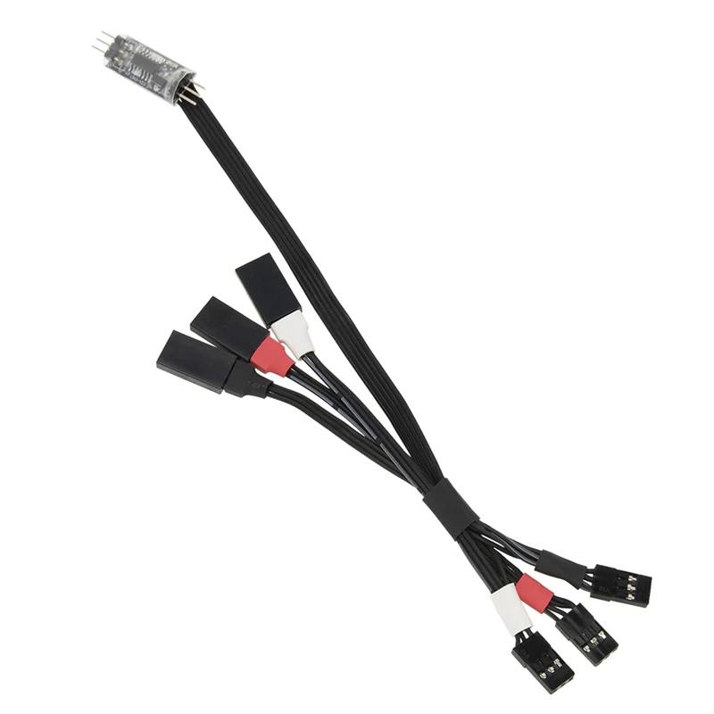 RC Car Upgrade 4WS Control Board Servo Control Cable Kit For SCX24 TRX4M DVC10 RC Car Upgrade Parts