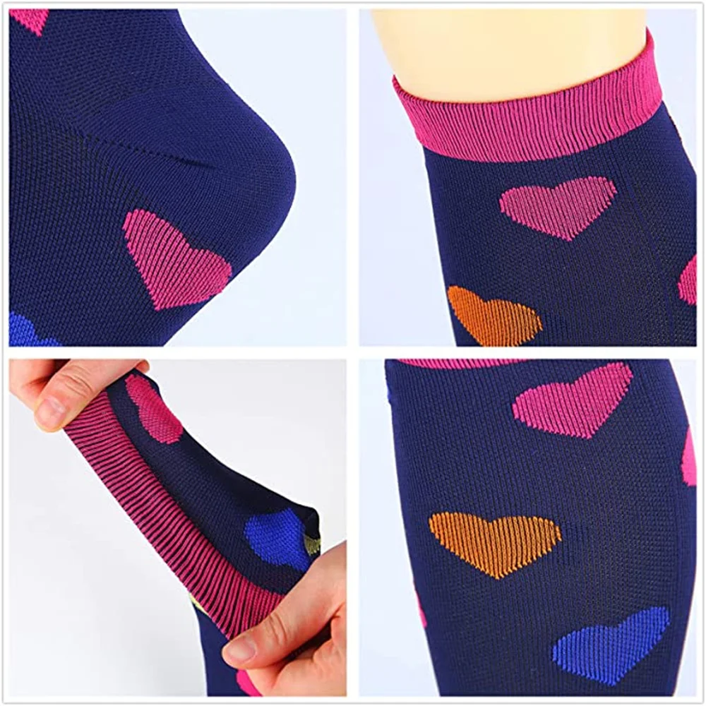 Compression Socks Women Men Knee High 30MmHg Sports Socks Edema Diabetes Varicose Veins Running Stocking Wholesale Dropshipping