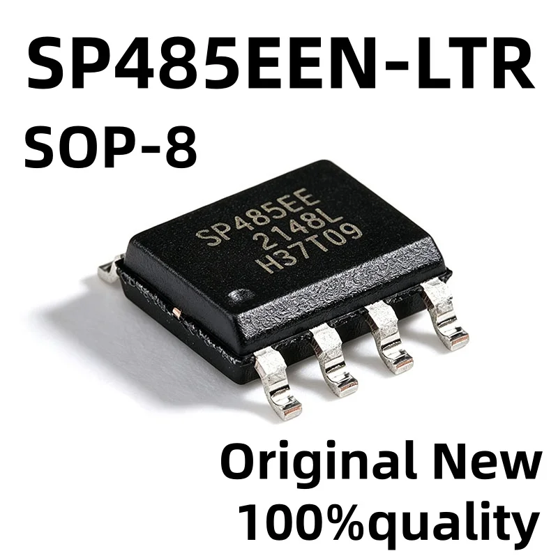 10pcs SMD SP485EEN-L/TR SP485EE SOP-8 RS485 transceiver chip IC, half-duplex, 100% brand new and original authentic product