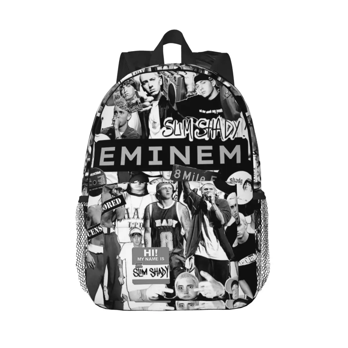Eminem Backpack Student Boys Girls BookBag Children School Bag