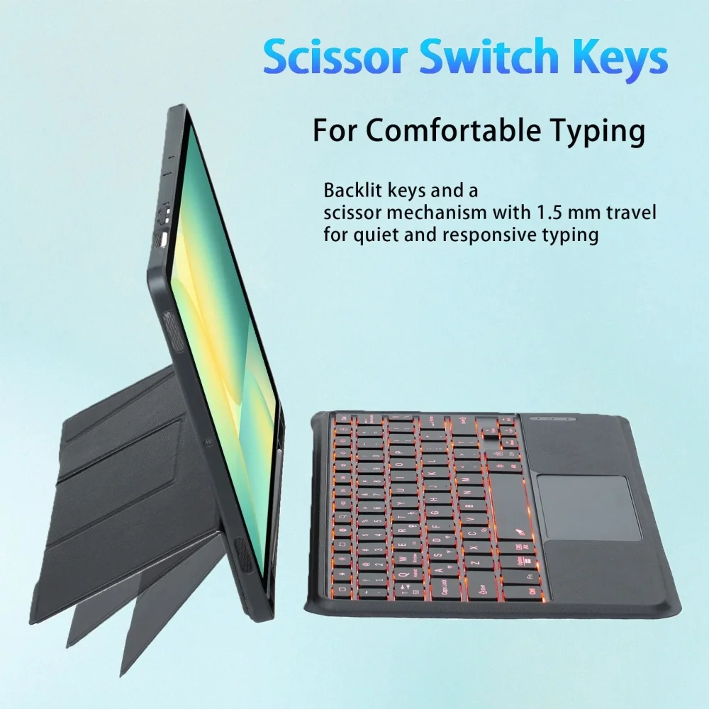 Detachable Case with Keyboard for Samsung Galaxy Tab S11 Ultra 14.6