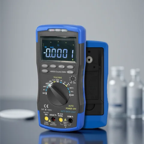 40000 Counts Digital Multimeter True RMS Auto Ranging AC DC Voltage Current Tester Capacitance Resistance NCV Professional Meter
