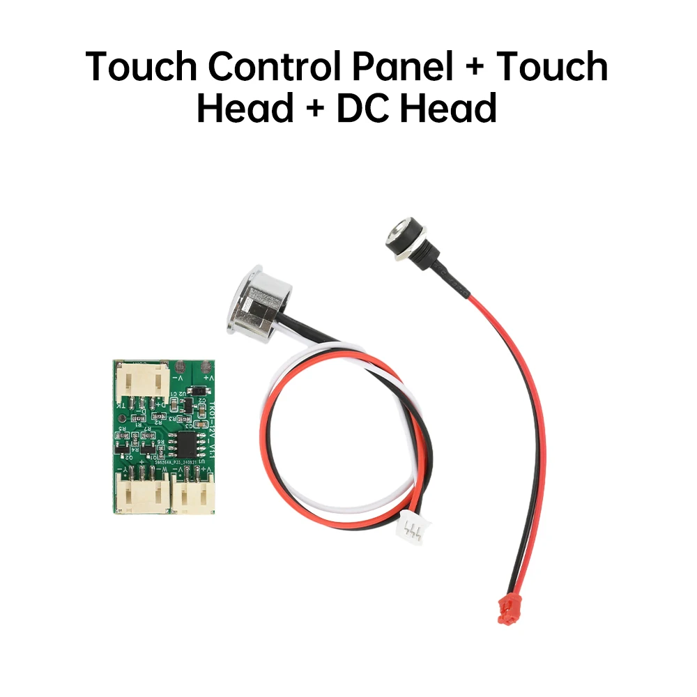 DC 5-12V LED Dimmer Touch Sensor Switch Infinite Dimming Control Board LED Strip Color Temperature Adjustment