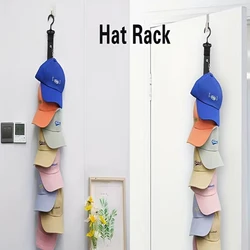 1pc Baseball Cap Rack, Hold Up To 8 Caps, Fitted Caps Sun Hats Organizer, Hat Storage Hanger For Closet Rod, Wall, Door, Clothes