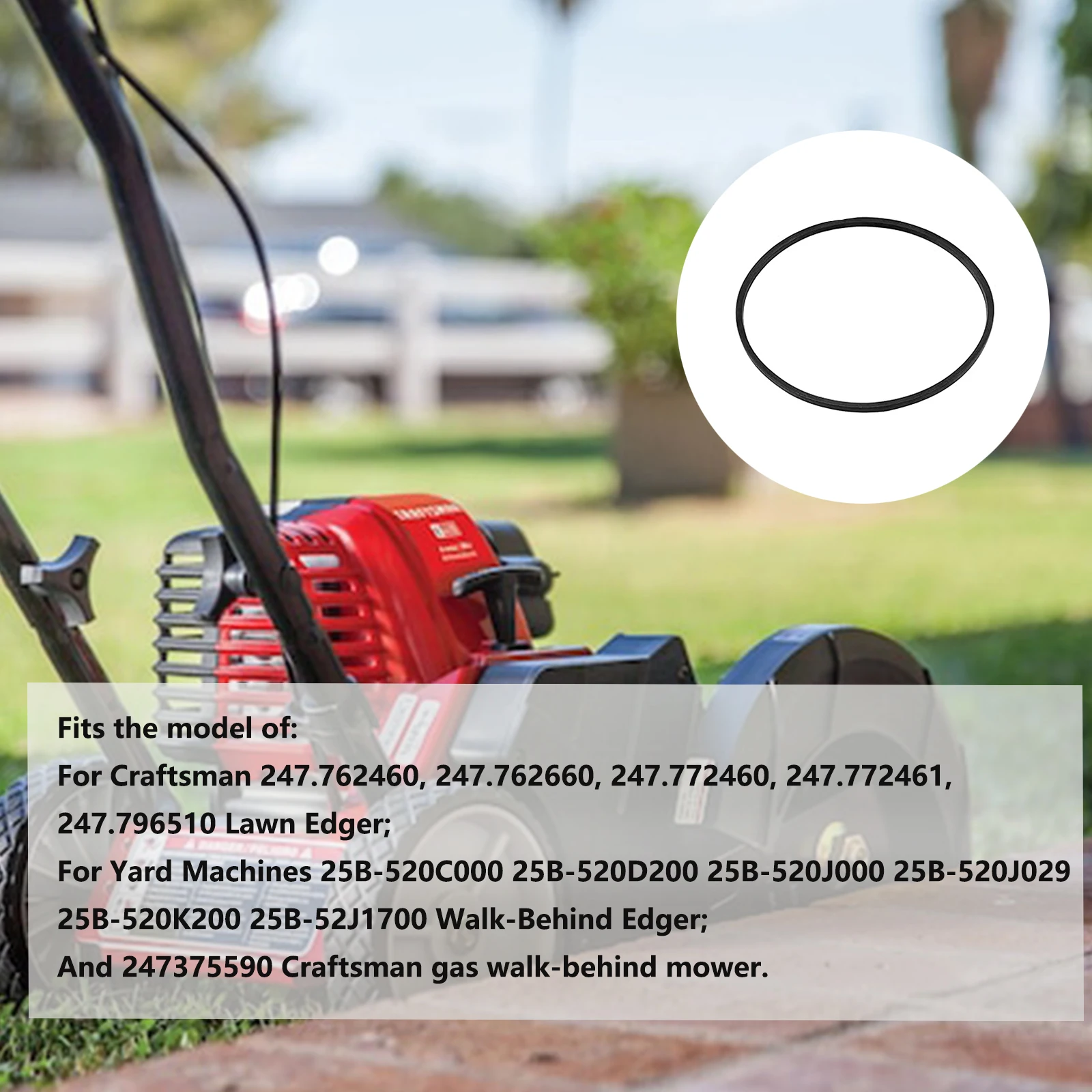954-04032 Sabuk Penggerak Edger Untuk Mesin Pemotong Rumput Craftsman Yard Machines Lawn Driveway Edgers 2004 dan setelahnya