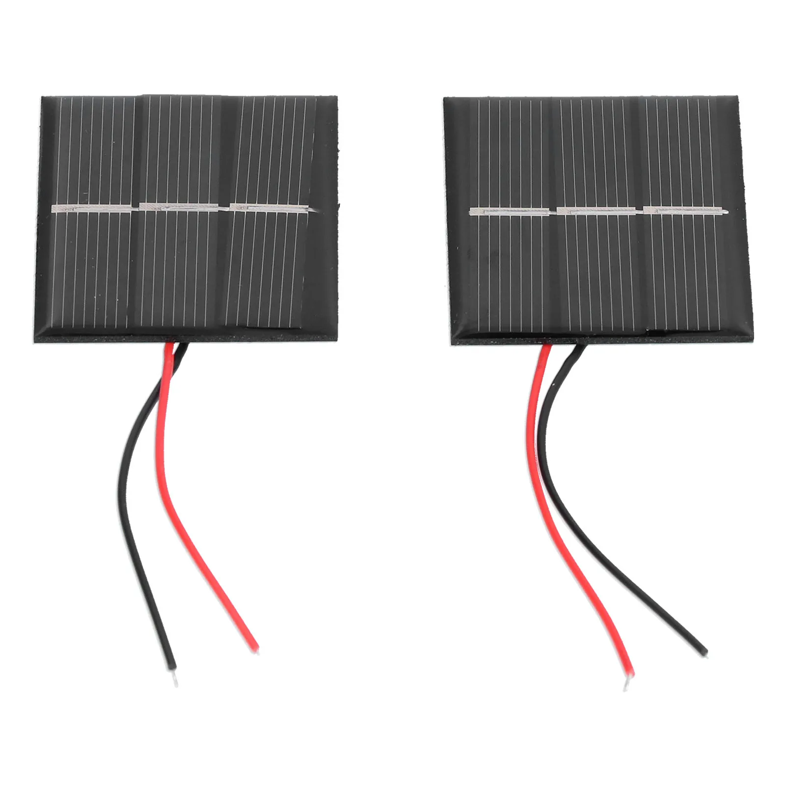 2Pcs Solar Panel Module Polysilicon Solar Panel Micro Mini Power Solar Cells Low‑Power Electrical Appliances Power Supply Tools