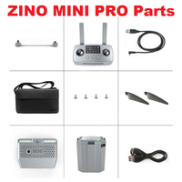 Hubsan ZINO MINI PRO RC Drone Spare Parts Accessories Blade Propeller Protective Cover Charger Heat Shield Remote Control Cable