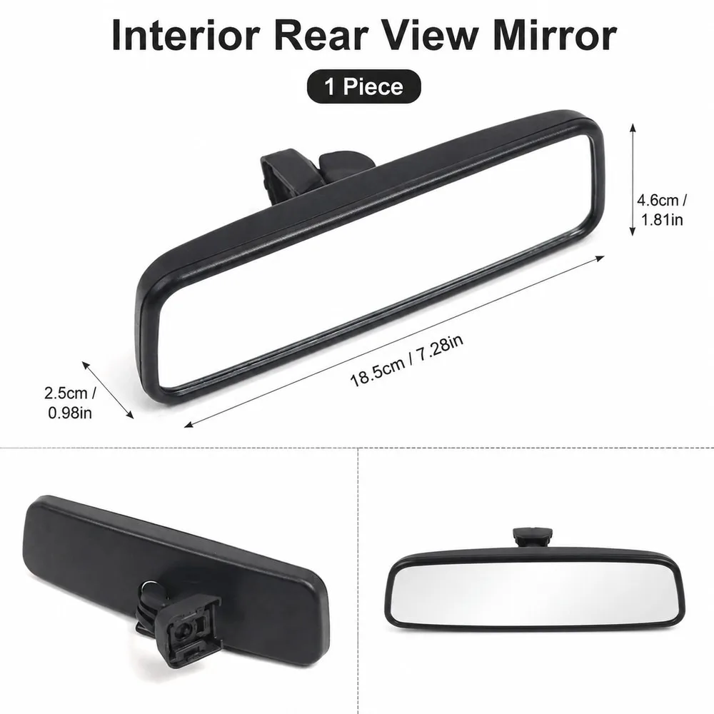 Universal Car Rear View Mirror Replacement for Toyota Yaris Corolla Interior Rearview Mirror Cab Road Observation