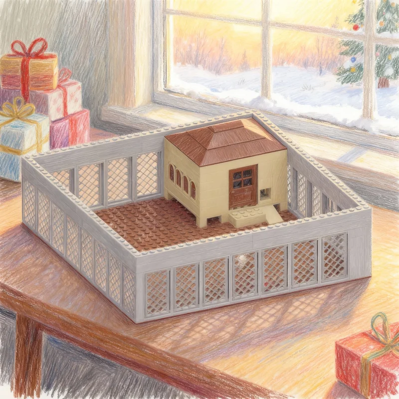 

201pcs MOC Chicken Coop Creator Model Building Blocks DIY Construction Creative Idea Education Toys Brick Christmas Gifts Kids