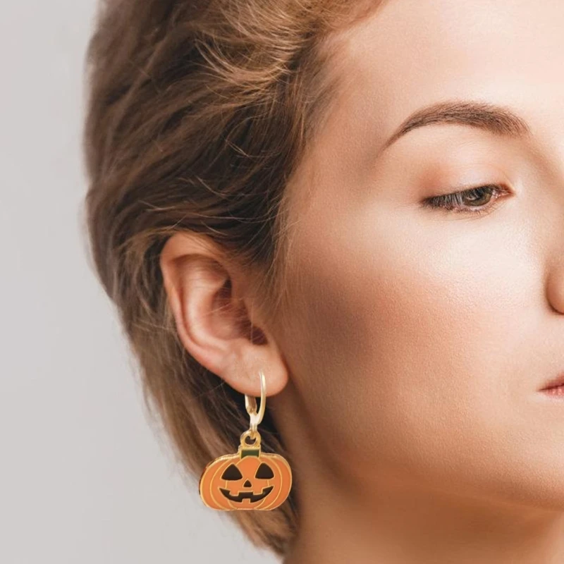 Halloween Parties Earring Adornment Stylish Halloween Themed Earring Assortment for Daily Wear and Special Occasions Halloween