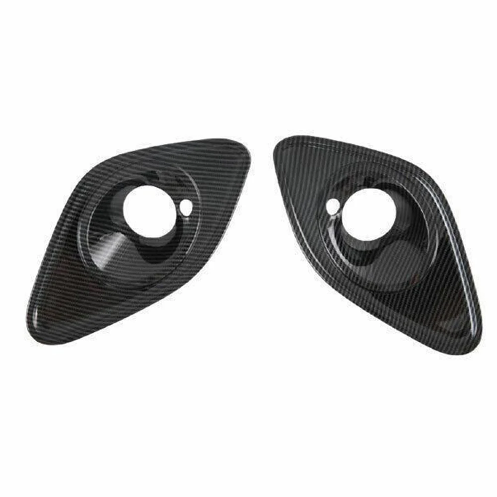 Add a Touch of Style to Your For Benz for gla W156 2020 2023 with Carbon Fiber Front Fog Light Lamp Cover Trim 2PCS