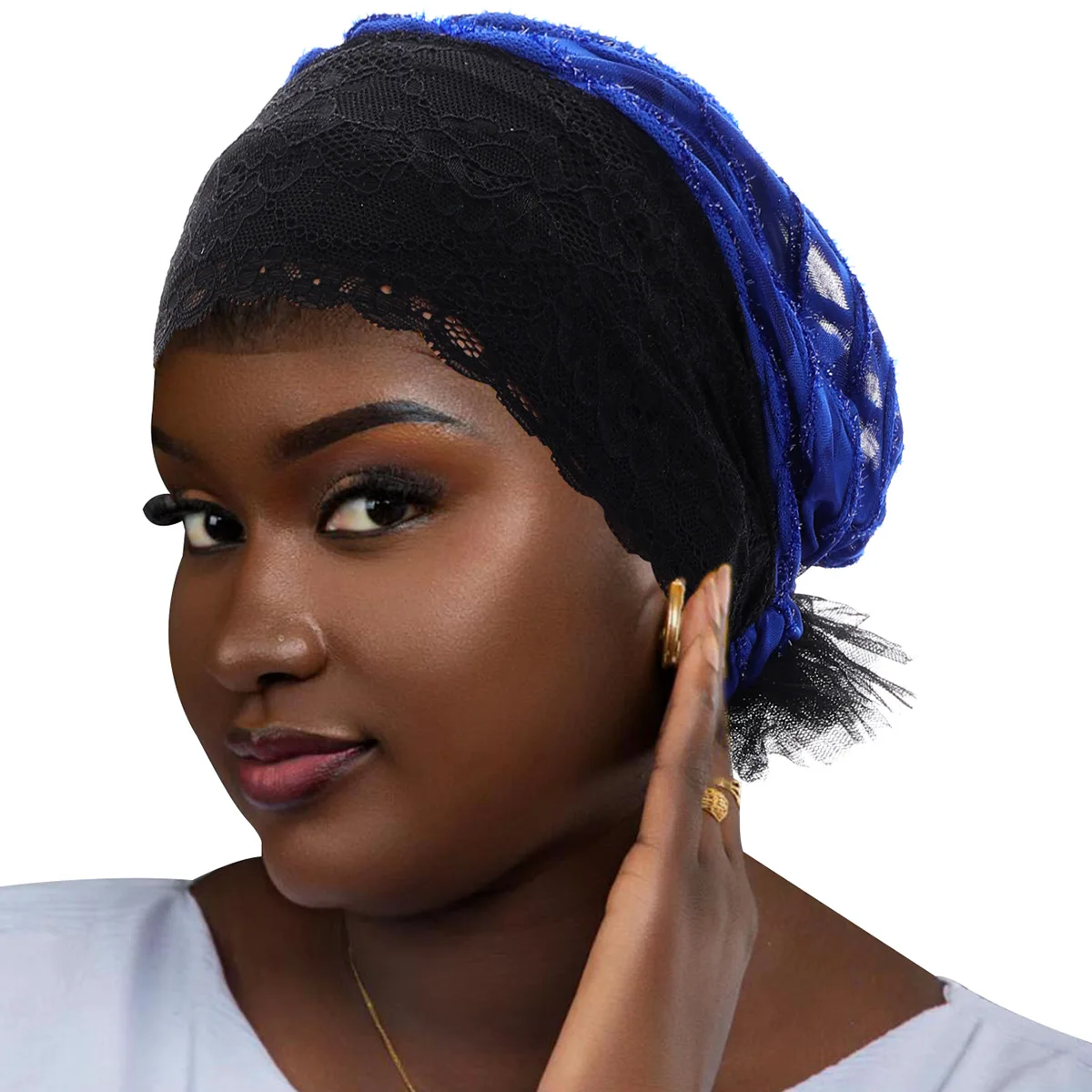 

New Lace Underscarf Stretch Beanies Women Inner Hijab Hat Muslim Headscarf Undercap Bonnet Islam Headwear Cap Turbante Mujer