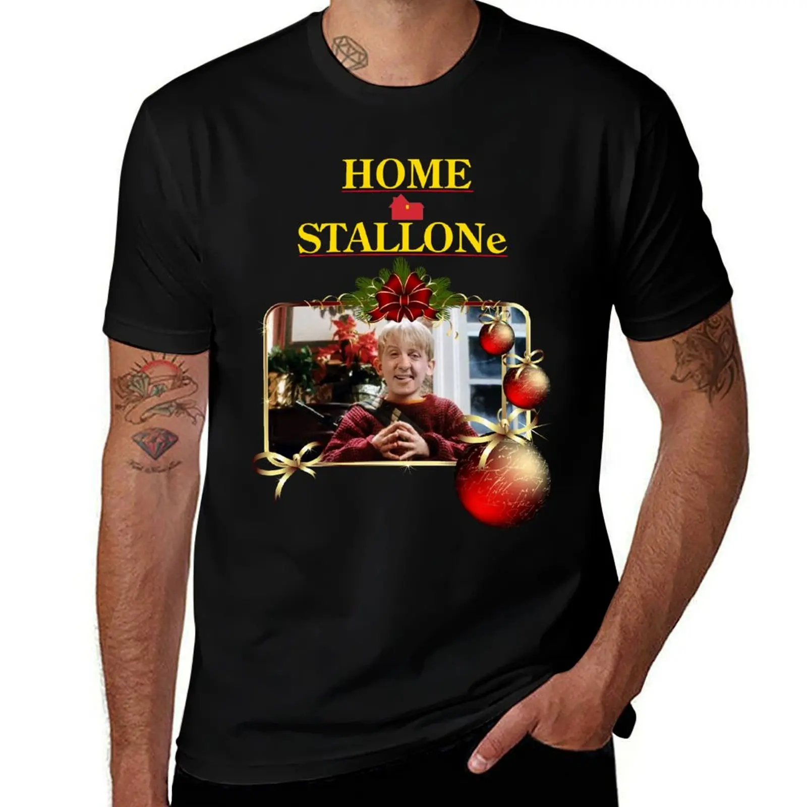 

Home Stallone T-Shirt funny t shirts man t shirts cotton 100%