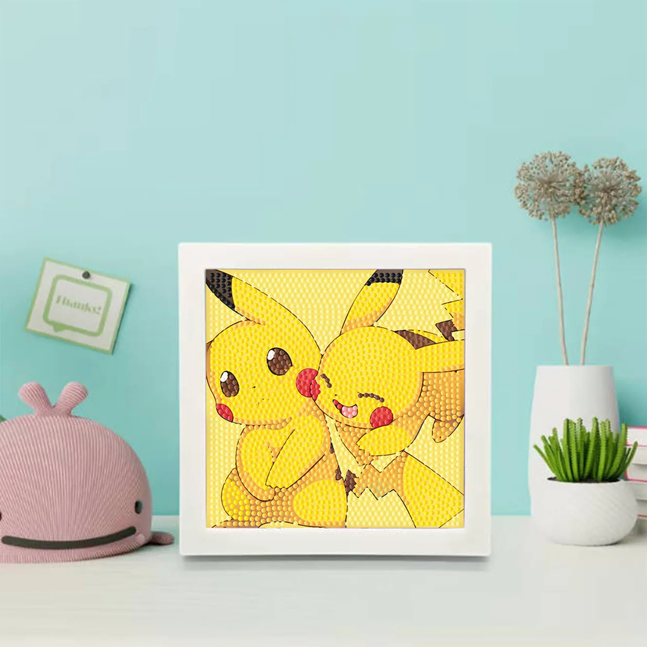 Keeppley&Pokemon Crystal Diamond Drawing 5D DIY Cross Embroidery Frame Kit Kawaii Pikachu Children's Handmade Toy Birthday Gift - view 6