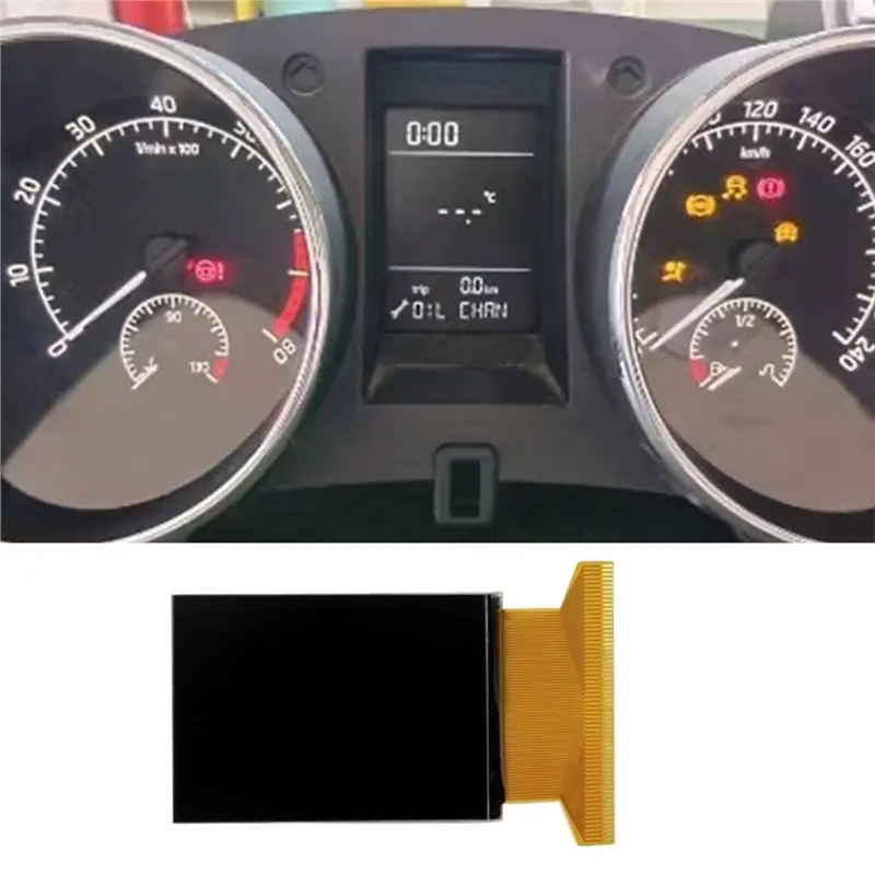 

【Price Drop !!】-For Skoda Superb Octavia Flex Cable LCD Display Screen Car Middle Instrument Speedometer Pixel Repair Functional